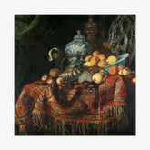 Still Life with Fruit, Plates and Dishes on a Turkey Carpet by Simon Luttichuys - thumbnail_0_nf_66fdcb4e8213847b6f357b3c
